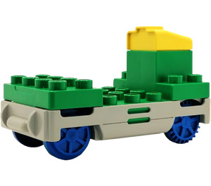 Duplo Green Train Base with Battery Compartment (75704)