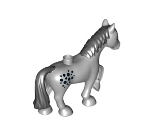 Duplo Horse with Black Splotches (1376 / 12744)