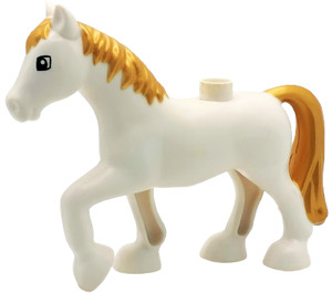 Duplo Horse with Gold mane (11921 / 74623)