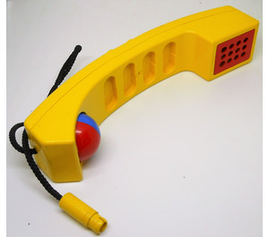 Duplo human-size ear/mouth piece for telephone