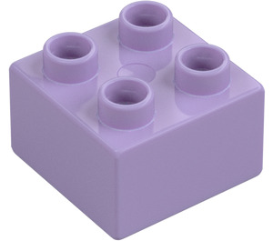 Duplo Lavendel Klods 2 x 2 (3437 / 89461)