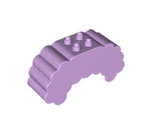 Duplo Lavender Design Brick Hair (5000)