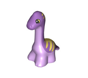 Duplo Lavender Diplodocus with Gold Stripes (78305)