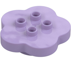 Duplo Lavender Flower 4 x 4 (15515)