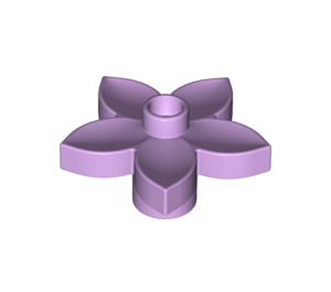 Duplo Lavendel Bloem met 5 Angular Bloemblaadjes (6510 / 52639)