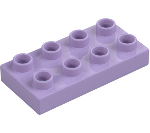 Duplo Lavendel Platte 2 x 4 (4538 / 40666)