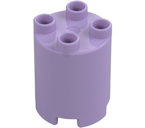 Duplo Lavendel Rund Stein 2 x 2 x 2 (98225)