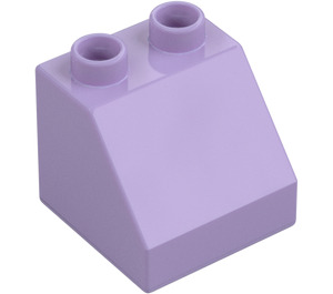 Duplo Lavendel Schrägstein 2 x 2 x 1.5 (45°) (6474 / 67199)