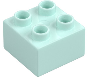 Duplo Azzurro chiaro Mattoncino 2 x 2 (3437 / 89461)