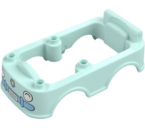 Duplo Light Aqua Bus Chassis 6 x 10 x 2 (82485)