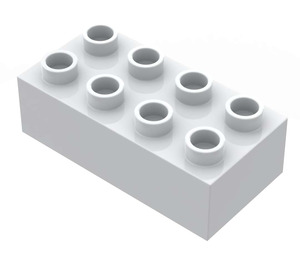 Duplo Light Stone Gray Brick 2 x 4 (3011 / 31459)