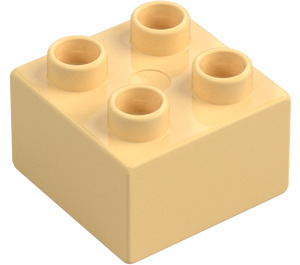 Duplo Lichtgeel Steen 2 x 2 (3437 / 89461)