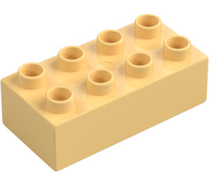 Duplo Lysegul Klods 2 x 4 (3011 / 31459)