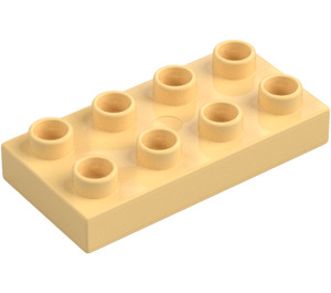 Duplo Hellgelb Platte 2 x 4 (4538 / 40666)