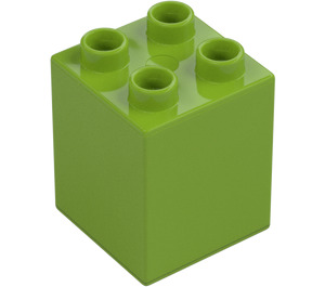 Duplo Lime Brick 2 x 2 x 2 (31110)