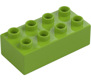 Duplo Lime Mattoncino 2 x 4 (3011 / 31459)