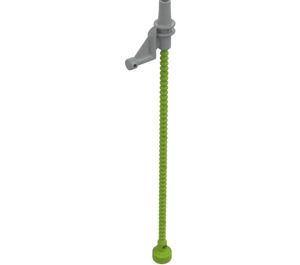 Duplo Lime Fire Hose with Rubber End and Medium Stone Gray Nozzle (58498)