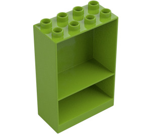 Duplo Limette Rahmen 4 x 2 x 5 mit Shelf (27395)