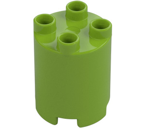 Duplo Lime Rotondo Mattoncino 2 x 2 x 2 (98225)