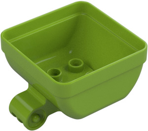 Duplo Lime Tipper Truck Laatikko 4 x 4 x 2 (35960)