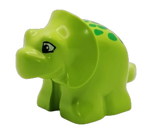 Duplo Lima Triceratops Bebé con Verde Spots (61349)