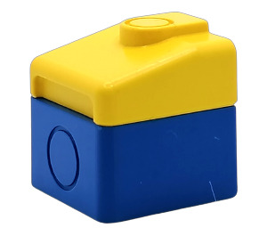 Duplo Locomotive Nose Part with Yellow top (6409 / 75086)