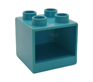 Duplo Maersk Blue Drawer Cabinet 2 x 2 x 1.5 (4890)