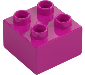 Duplo Magenta Palikka 2 x 2 (3437 / 89461)