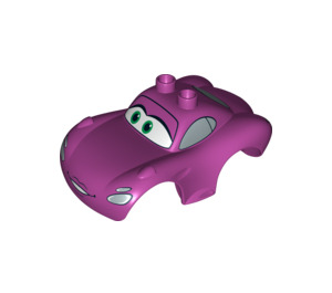 Duplo Magenta Car Body - Holly Shiftwell (12935)