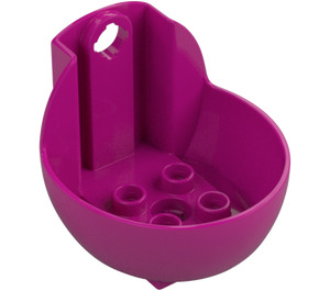 Duplo Magenta Gondola with Rotation Pin (29306)