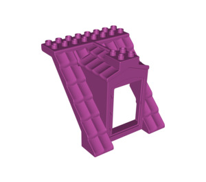 Duplo Magenta Tejado 8 x 8 x 6 Bay (51290 / 51385)