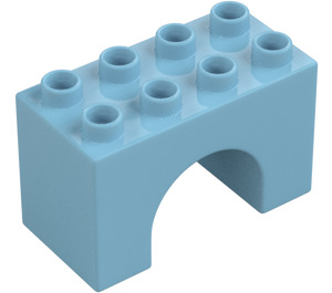 Duplo Asuurinsininen Kaari Palikka 2 x 4 x 2 (11198)