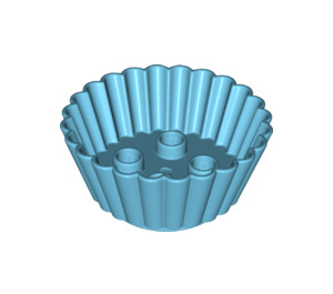 Duplo Medium azuurblauw Cupcake Liner 4 x 4 x 1.5 (18805 / 98215)