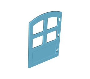 Duplo Azure moyen Porte avec des fenêtres inférieures plus grandes (67872)