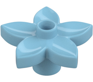 Duplo Azzurro medio Fiore con 5 Angular Petali (6510 / 52639)