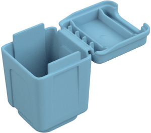 Duplo Średni Azure Garbage Can (73568)