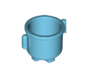 Duplo Średni Azure Pot z Grip Uchwyty (31042)