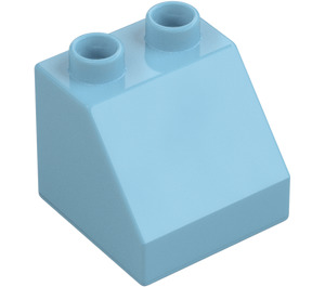 Duplo Celeste medio Con pendiente 2 x 2 x 1.5 (45°) (6474 / 67199)