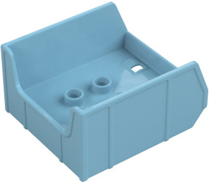 Duplo Medium azuurblauw Kiepbak met uitsparing (14094)