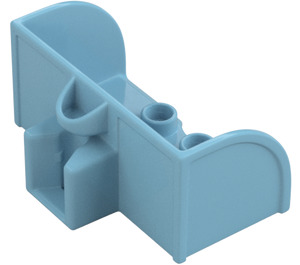 Duplo Medium Azure Tractor Shovel (15579)