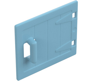 Duplo Azzurro medio Wooden Porta 1 x 4 (87653 / 98459)