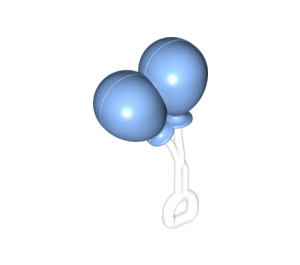 Duplo Mittelblau Balloons mit Transparent Griff (31432 / 40909)