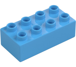 Duplo Bleu Moyen Brique 2 x 4 (3011 / 31459)