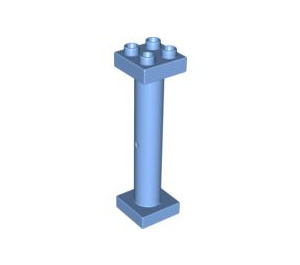 Duplo Medium Blue Column 2 x 2 x 6 (57888 / 98457)