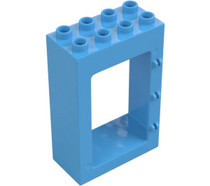 Duplo Mittelblau Tür Rahmen 2 x 4 x 5 (92094)