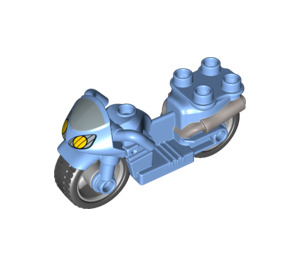 Duplo Medium Blue Motorcycle (11811 / 12096)