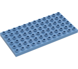 Duplo Mittelblau Platte 6 x 12 (4196 / 18921)