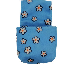 Duplo Medium Blue Sleeping Bag with Flowers