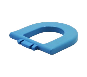 Duplo Mittelblau Toilet Sitz Felge (4912)