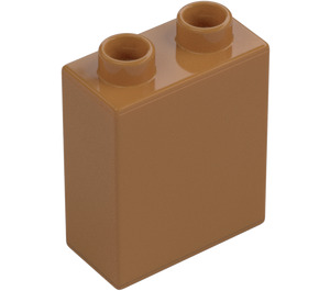 Duplo Medium Dark Flesh Brick 1 x 2 x 2 (4066 / 76371)